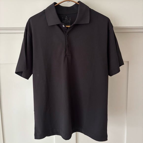 MUJI Men's Small Polo Shirt Duo - Tan & Black UV Protection Quick Dr - P2P 21” - Picture 8 of 14